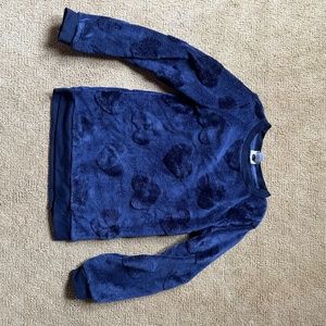 Route 66 Blue Heart Sweater